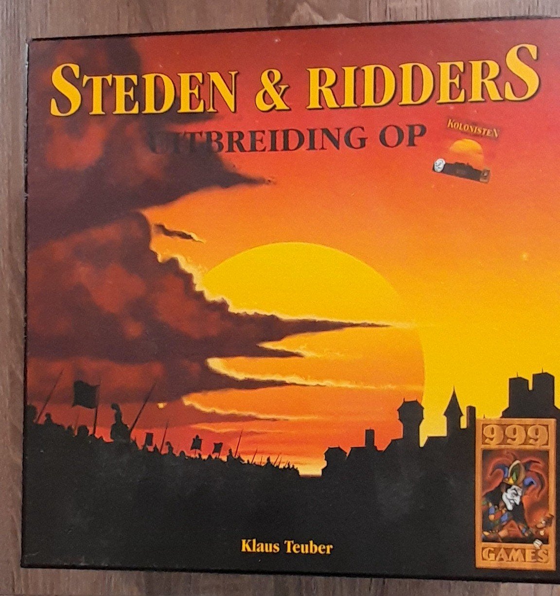 Kolonisten van Catan: Steden & Ridders Uitbreiding, Drie of vier spelers, Ophalen of Verzenden, Gebruikt, 999 Games