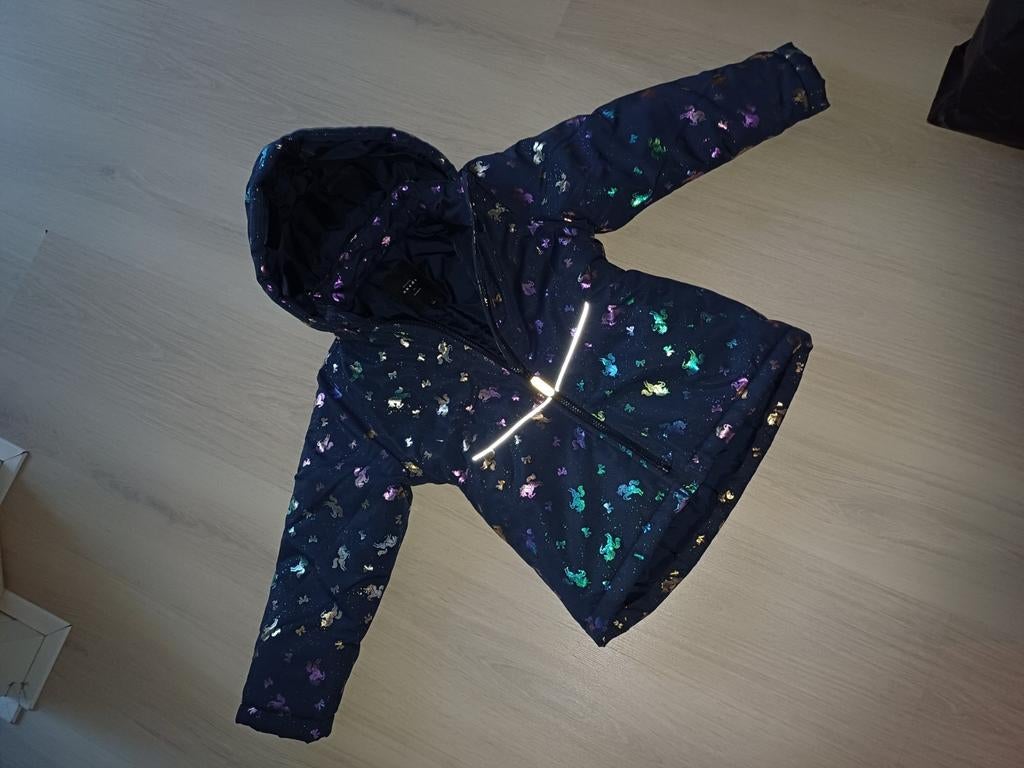 Leuke kinderjas met glimmende unicornprint Name It maat 122, Ophalen of Verzenden, Zo goed als nieuw, Onbekend, Meisje