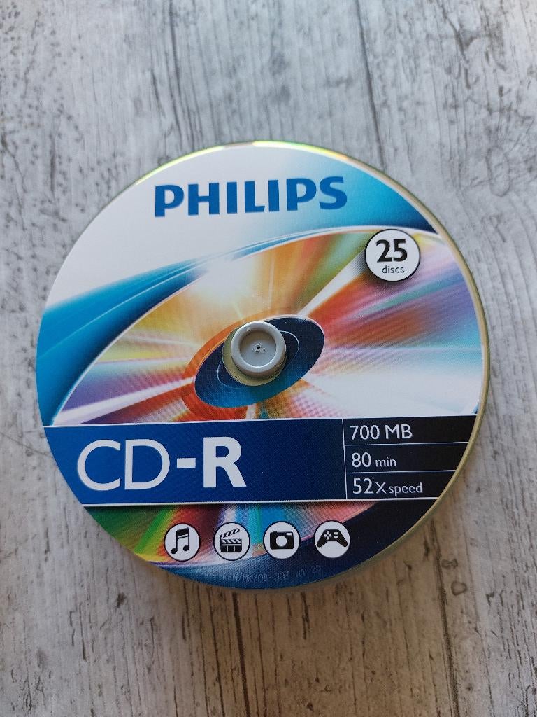 Spindel met CD disc 700mb 80min 52x speed 24 stuks, Ophalen, Nieuw