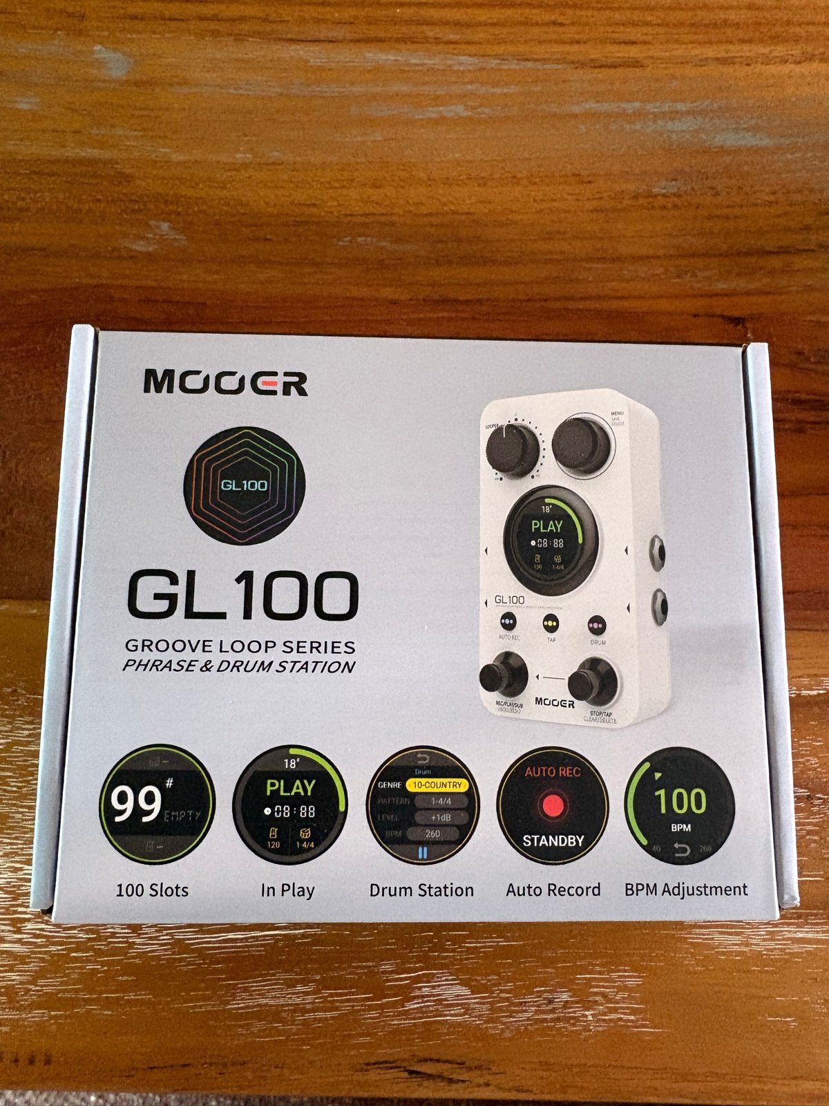 Mooer GL100 Groove Loop Series Phrase & Drum Station, Ophalen of Verzenden, Nieuw, Overige typen