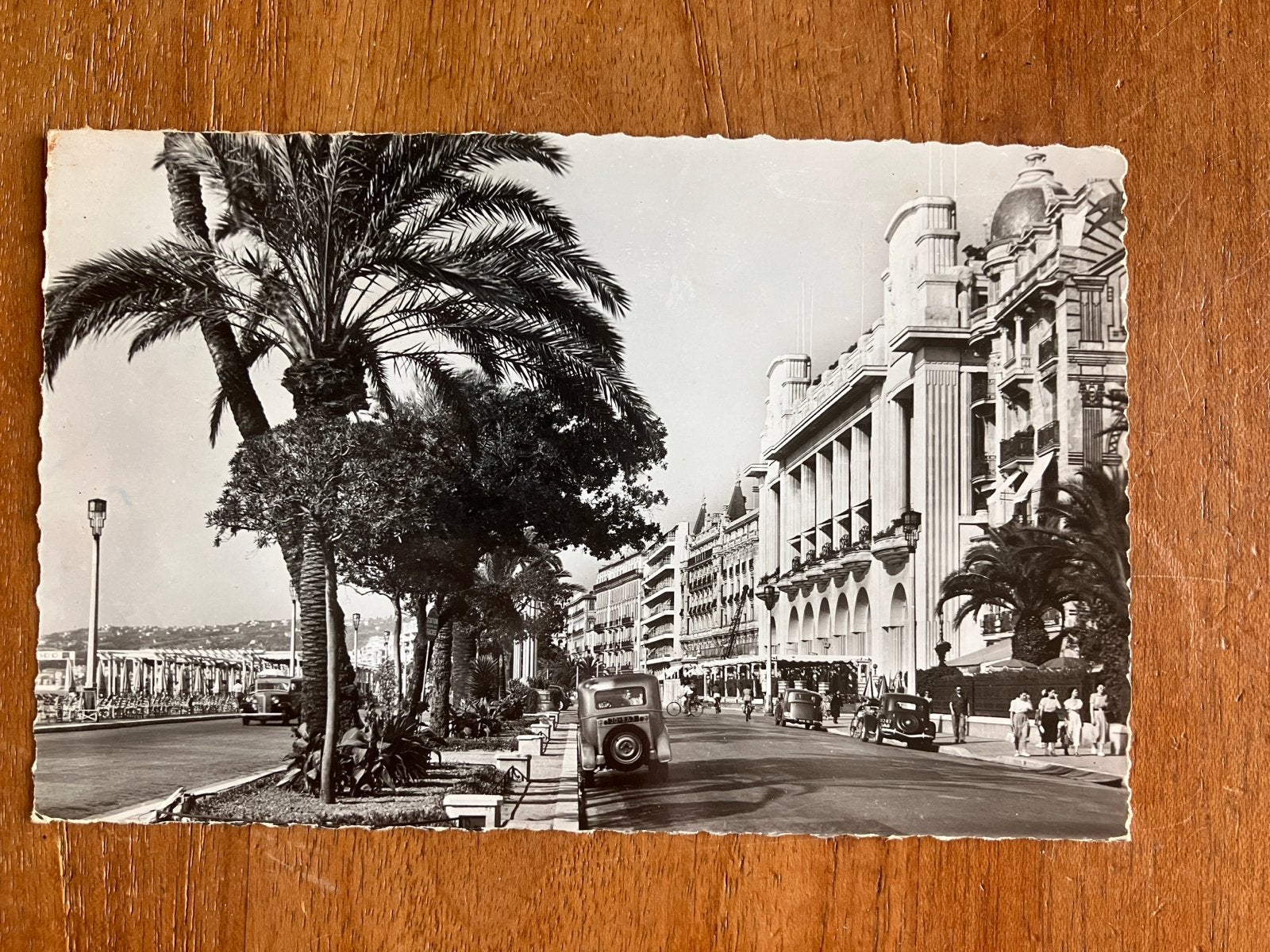 Nice Promenade des Anglais 1953, Verzamelen, Ophalen of Verzenden, 1940 tot 1960, Gelopen, Frankrijk