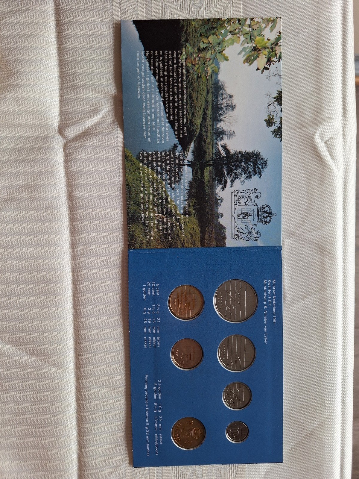 Muntset Nederland 1991 - Kwaliteit F.D.C., Ophalen of Verzenden
