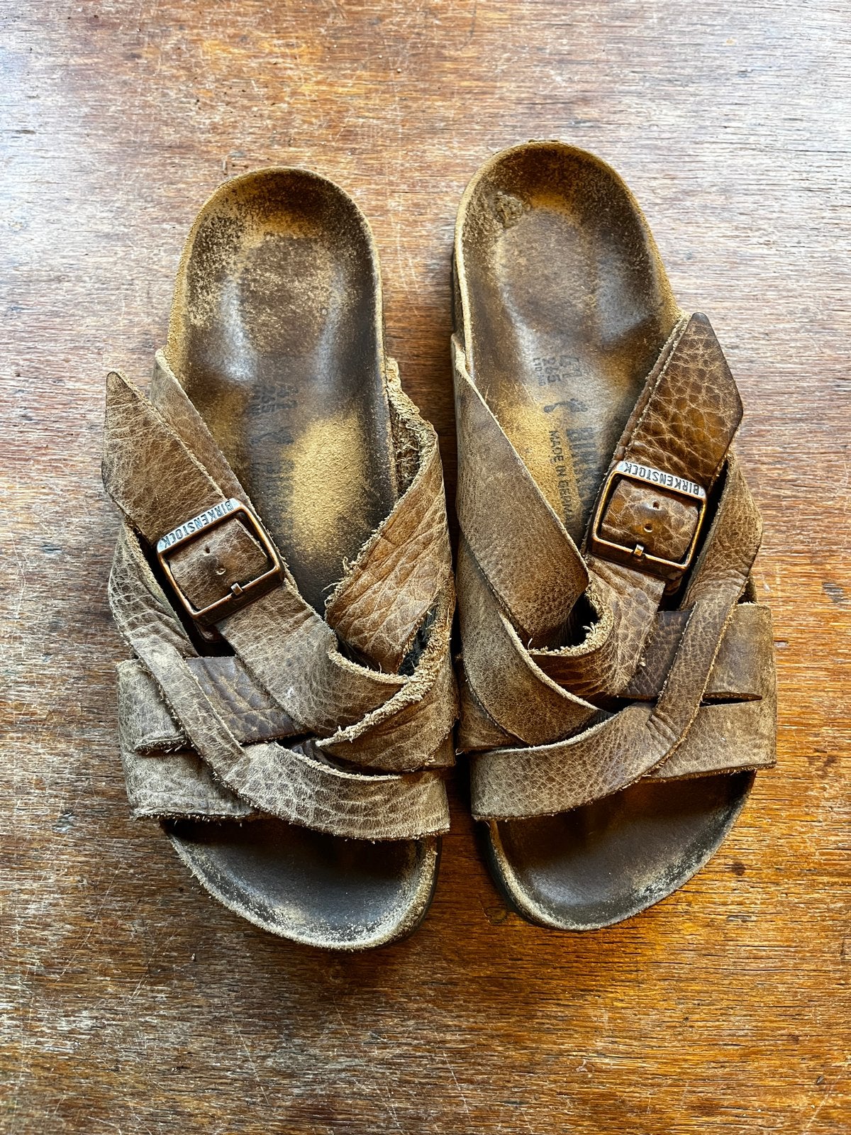 Birkenstock maat 41, Kleding | Dames, Slippers, Bruin, Ophalen of Verzenden, Zo goed als nieuw