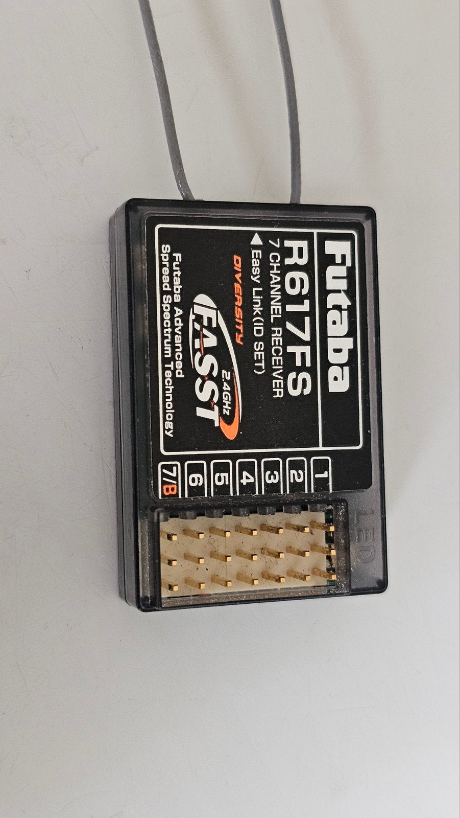 Futaba R617FS 2.4GHz FASST 7-kanaals ontvanger, Ophalen of Verzenden, Gebruikt