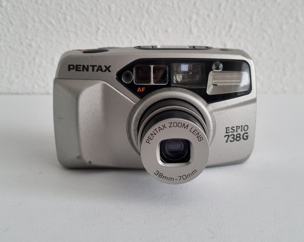 Pentax Espio 738G 35mm Analoge Point & Shoot Film Camera, Ophalen of Verzenden, Gebruikt, Compact, Pentax