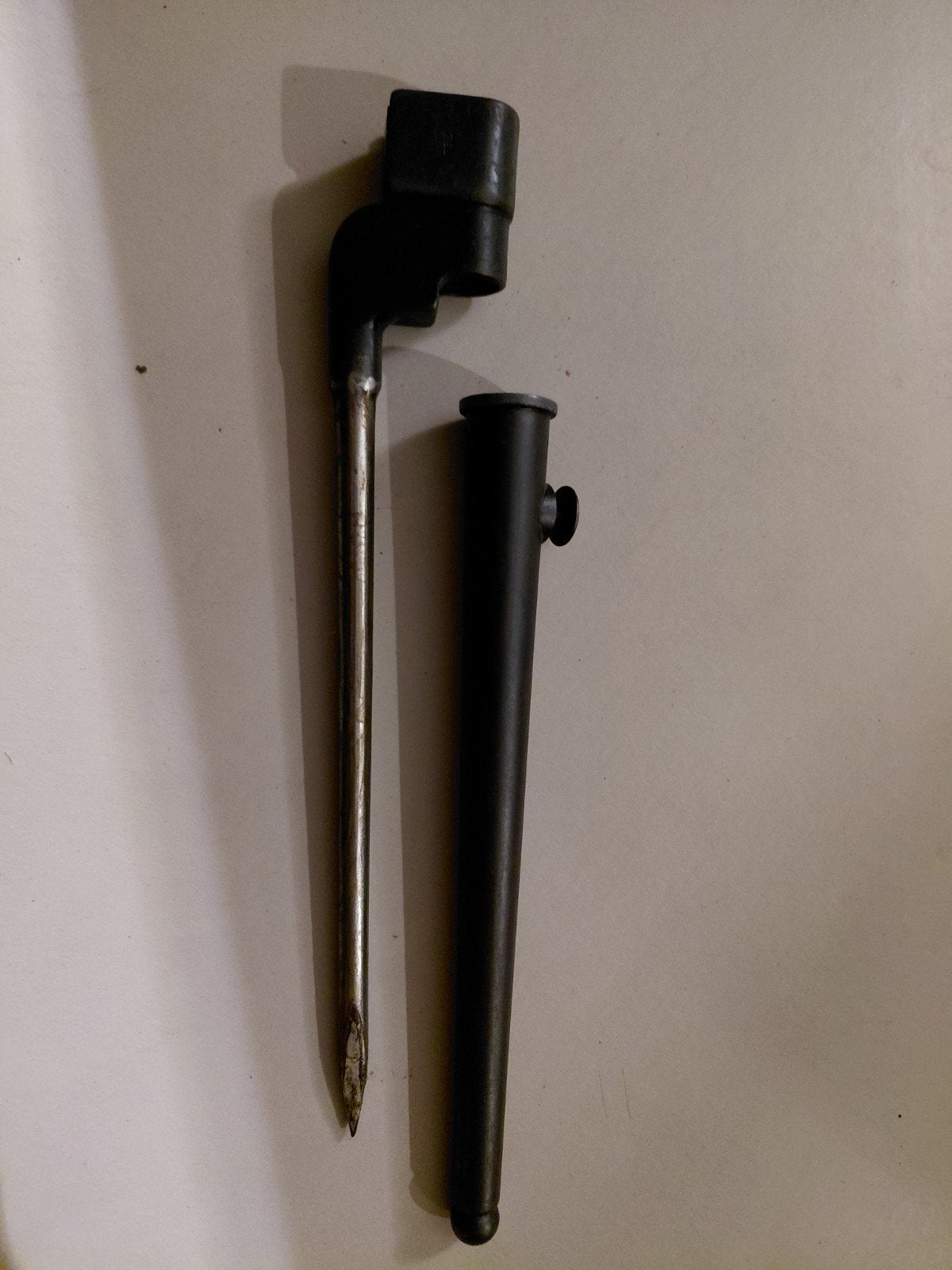 WW2 MK2 Bajonet N67 Lee Enfield - Singer Manufacturing, Ophalen of Verzenden, Landmacht, Engeland, Mes of Dolk
