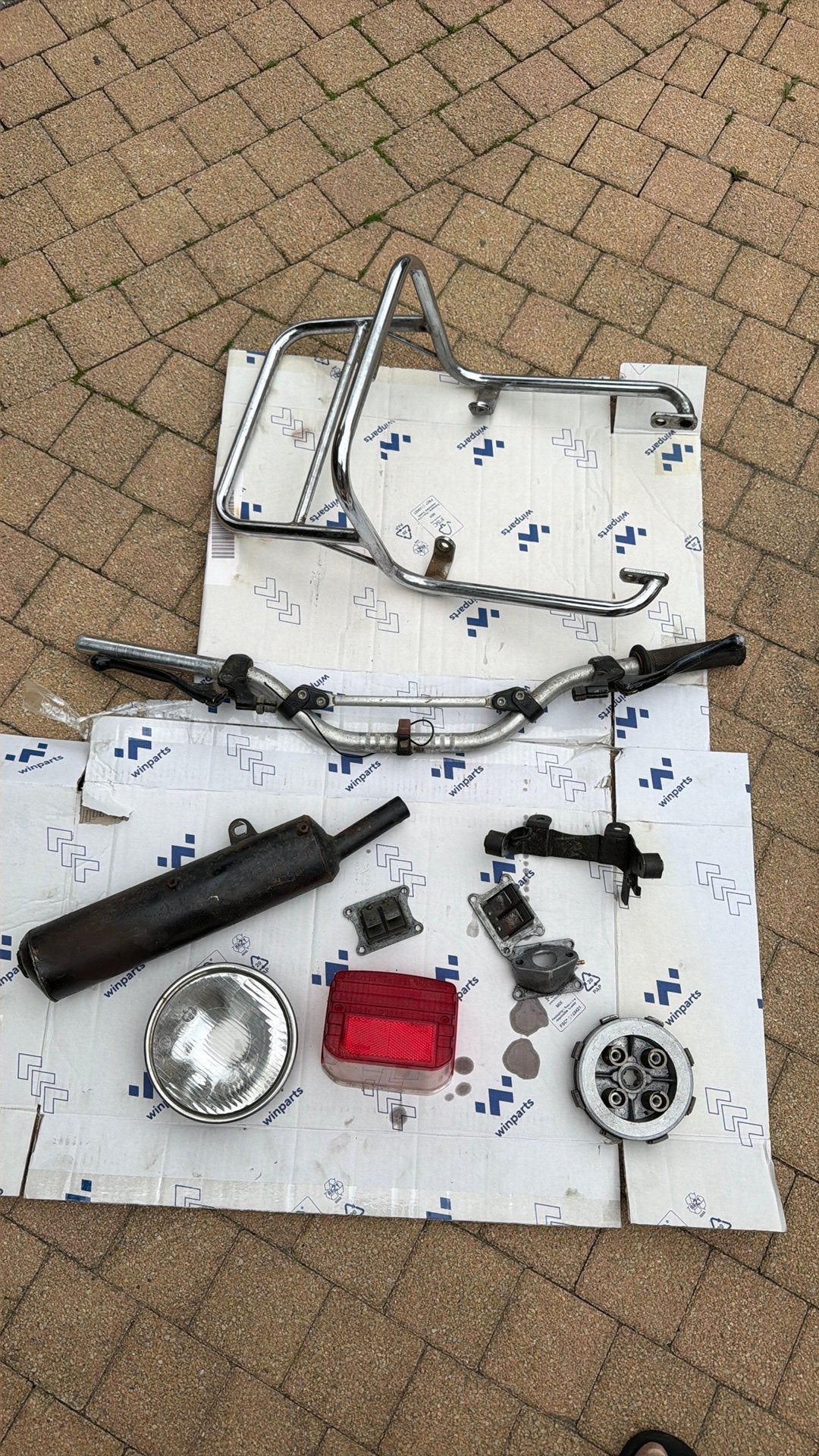 Honda mt bagagedrager, Ophalen of Verzenden, Gebruikt, Koplamp