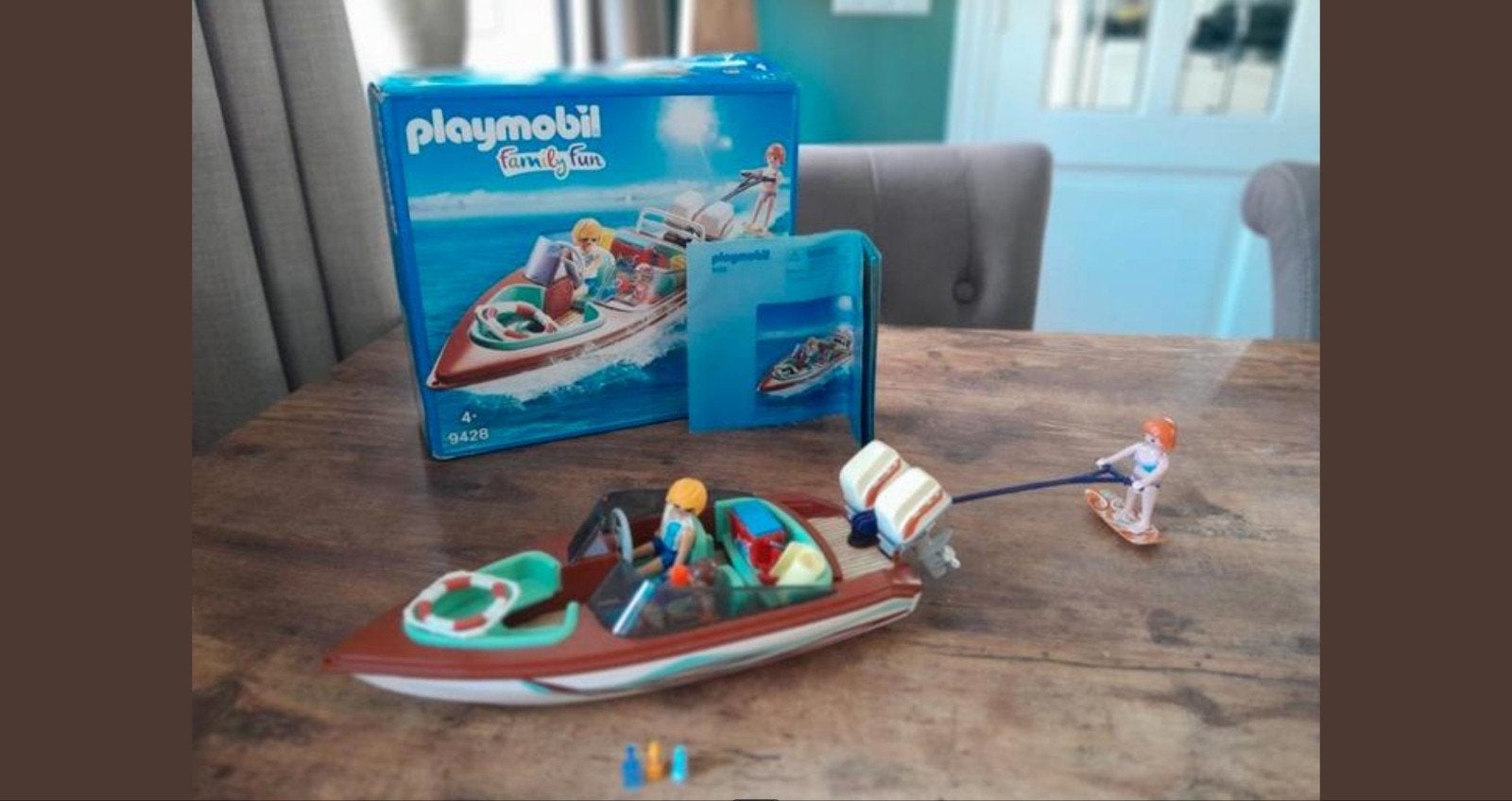 Playmobil speedboot (zonder motor), Zo goed als nieuw, Boot/Schip, Family fun, Ophalen of Verzenden