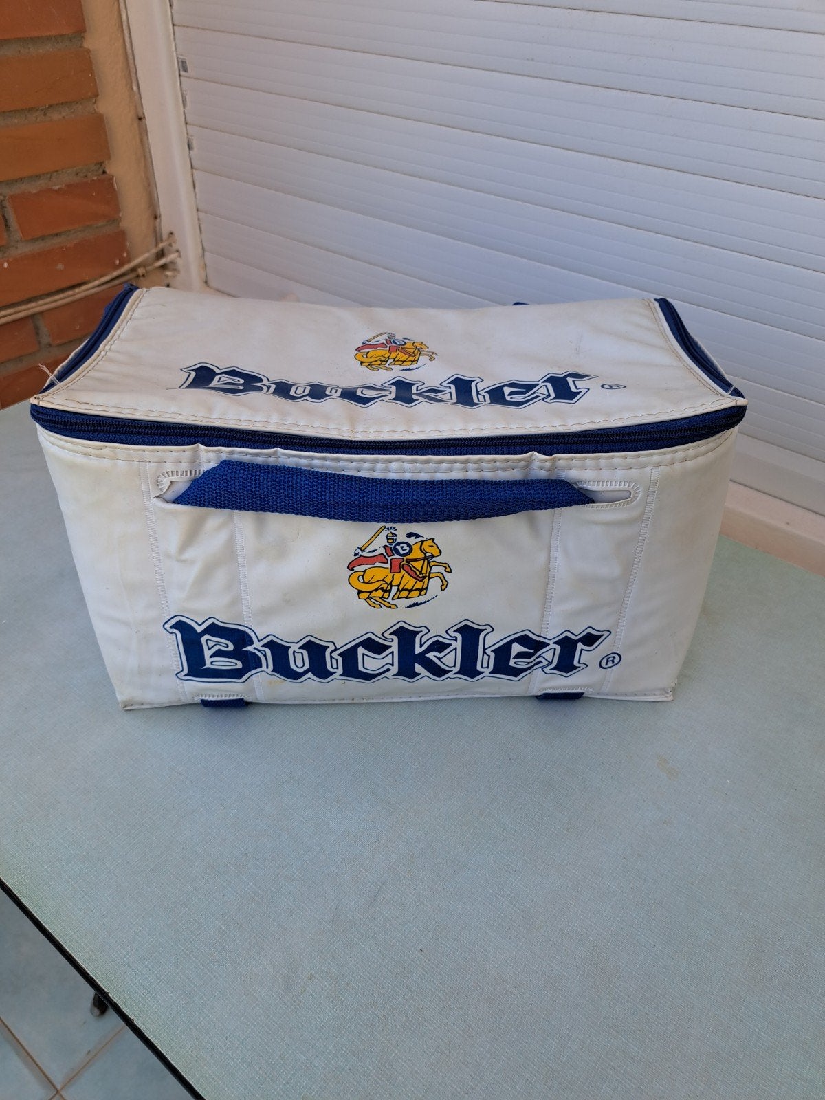 Buckler Koeltas - Vintage, bekend van 't Heck grappen, Ophalen of Verzenden, Gebruikt, Koeltas
