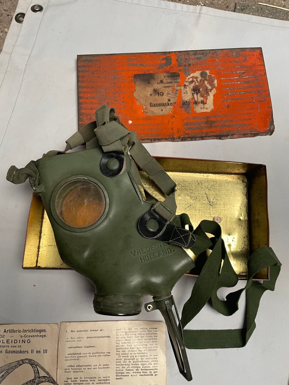 Gasmasker uit 1939, Ophalen of Verzenden, Nieuw