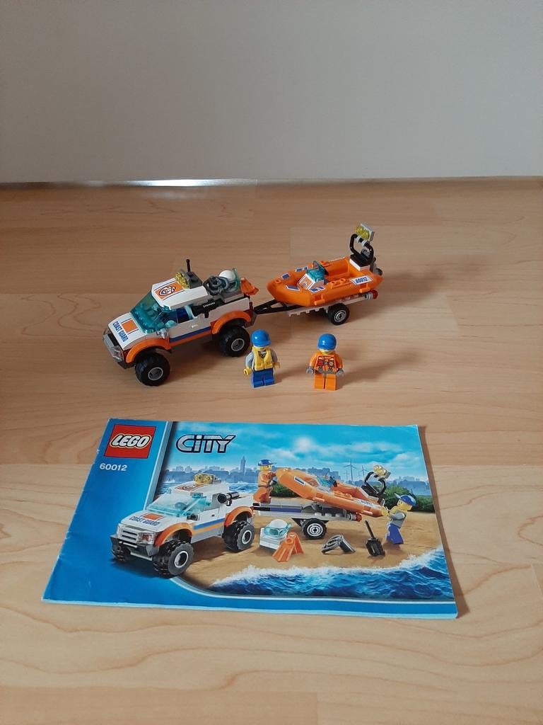 Lego City 60012 4x4 & Duikersboot, Compleet, City, Lego, Ophalen of Verzenden