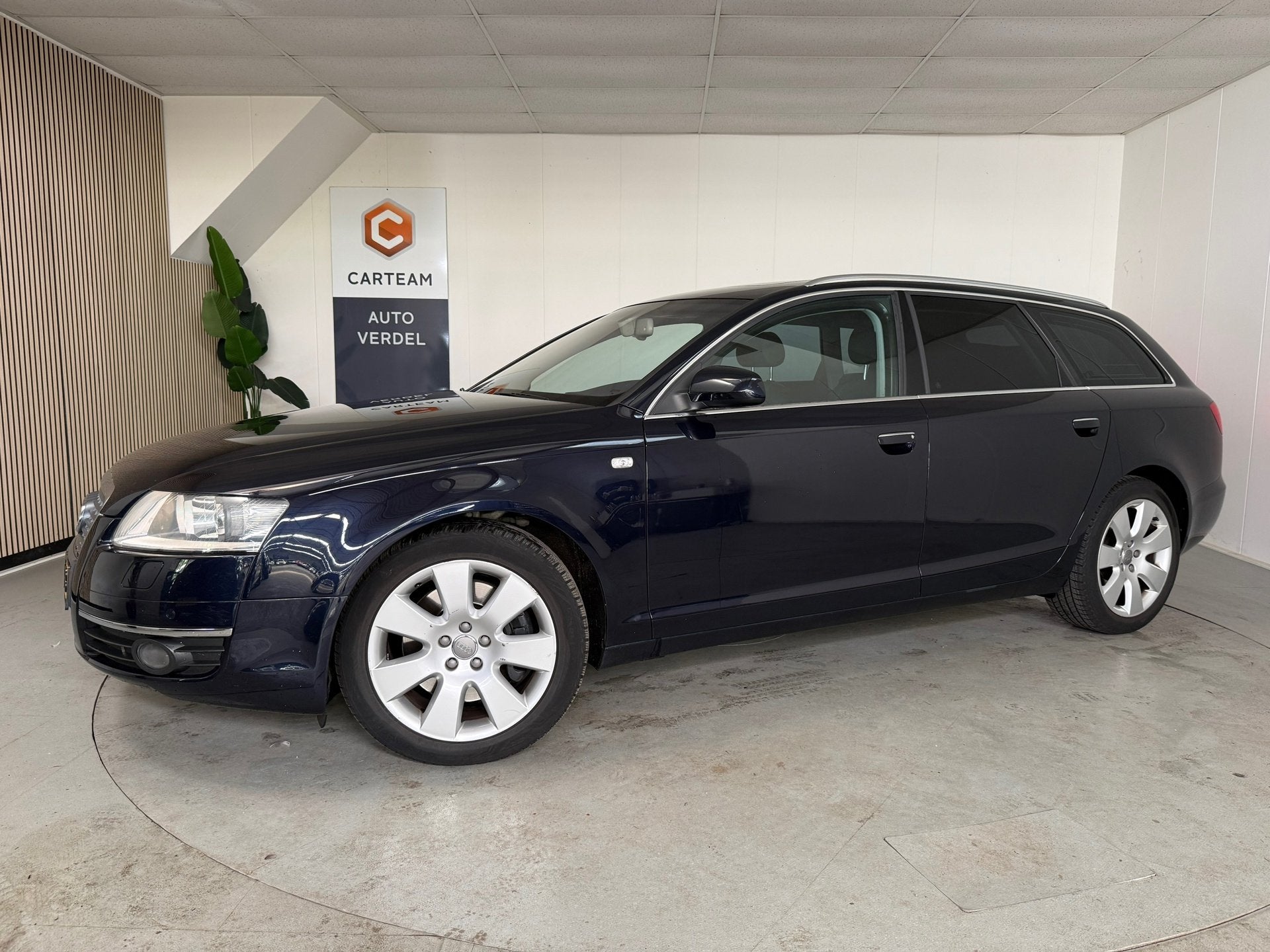 Audi A6 Avant 4.2 FSI quattro Airco, Leder Automaat, LMV, Na, Auto's, Audi, Automaat, Gebruikt, 8 cilinders, Blauw