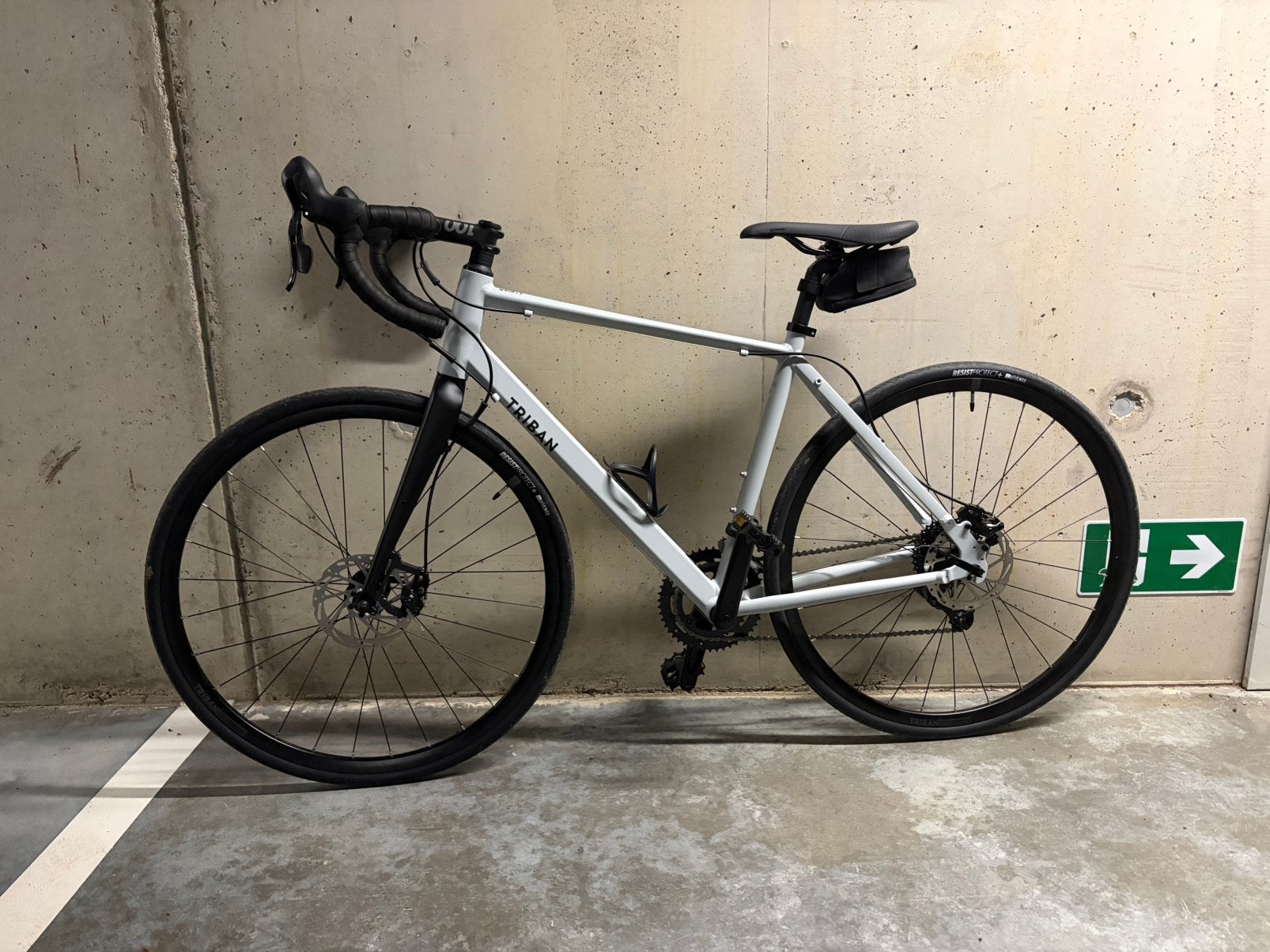 Triban RC120 + Van Rysel RC500 fietscomputer + zadeltas, Minder dan 10 versnellingen, Aluminium, Zo goed als nieuw, Ophalen