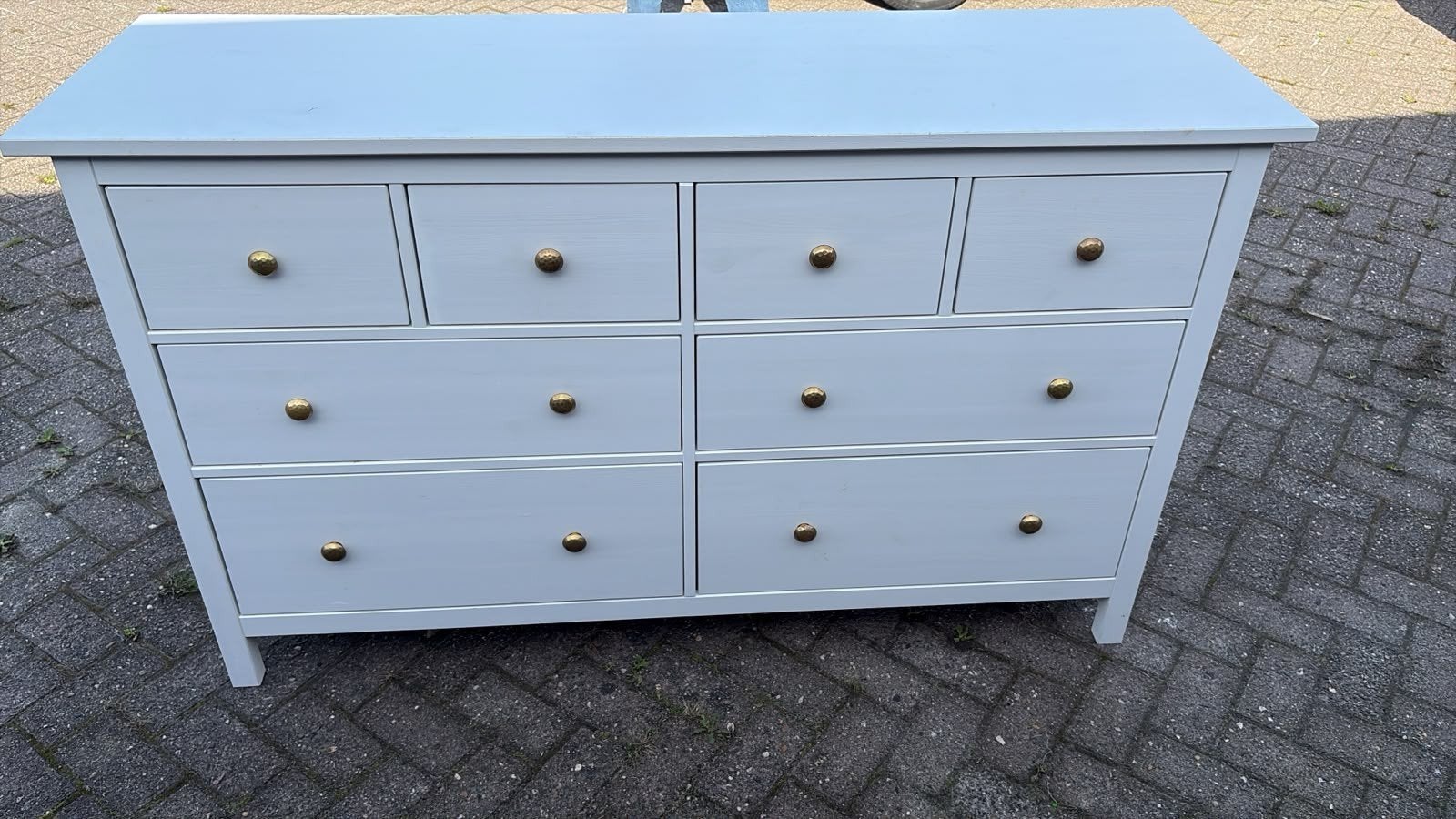 IKEA HEMNES ladekast met bladvergroter en kussen, Huis en Inrichting, Ophalen, Zo goed als nieuw