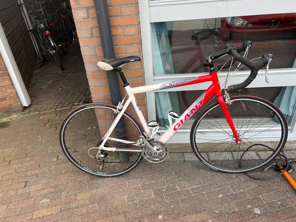 Giant OCR Compact Road Racefiets - 55.5cm frame, Ophalen, 28 inch, Gebruikt, Velgrem