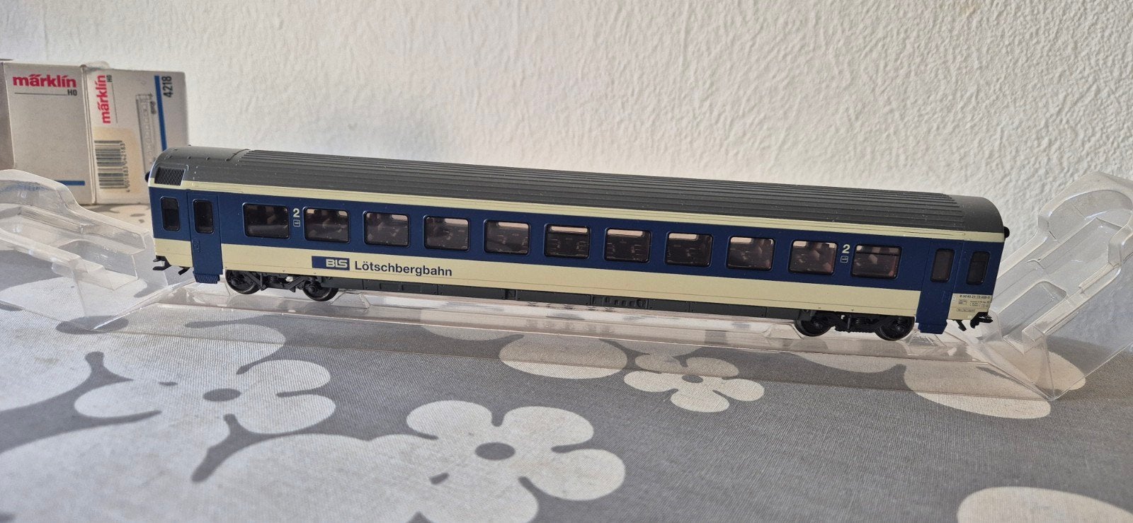 BLS rijtuig 2e klasse, Hobby en Vrije tijd, Gelijkstroom, Wagon, Ophalen of Verzenden, Zo goed als nieuw