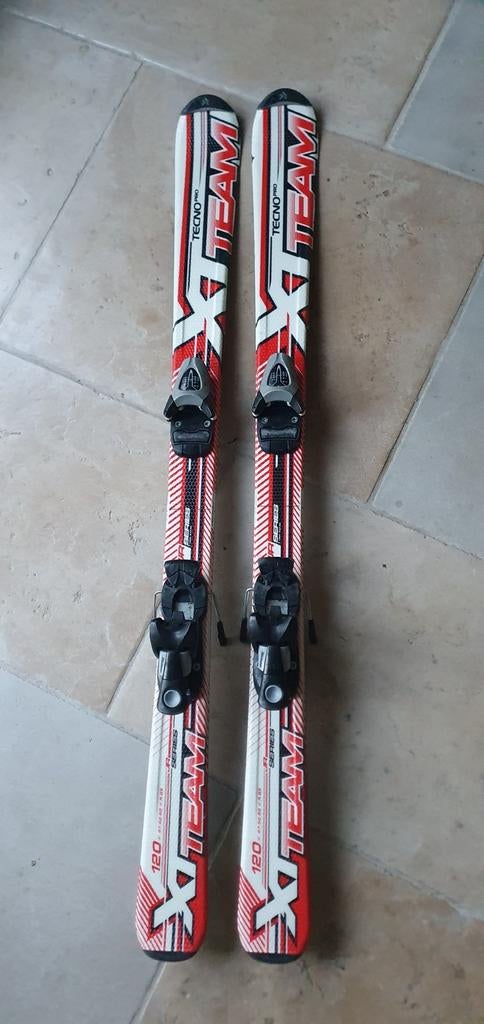 Gebruikte kinder ski's Tecno Pro Team 120 cm, Overige merken, Gebruikt, 100 tot 140 cm, Ophalen of Verzenden