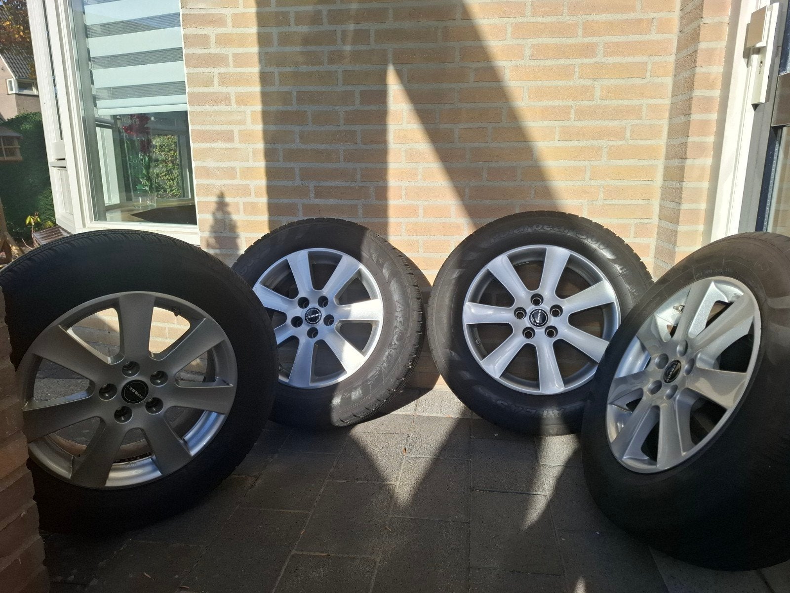 Winterbanden op Borbet velgen voor oa Mazda CX-5, Auto-onderdelen, Ophalen, Gebruikt, Banden en Velgen, 17 inch