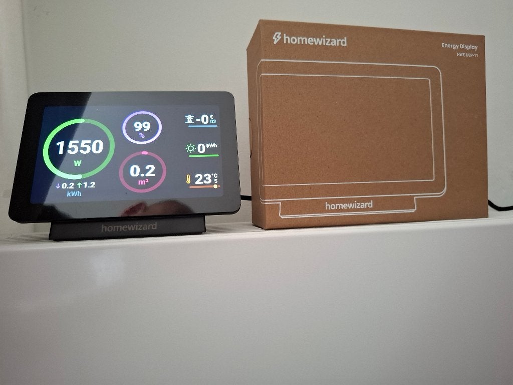 Homewizard Energy Display, Doe-het-zelf en Verbouw, Meetapparatuur, Ophalen of Verzenden, Nieuw, Elektriciteit
