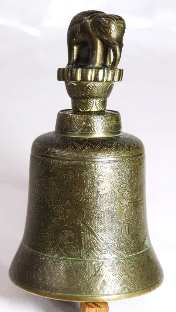 Antieke Bronzen Tempel Bel, Antiek en Kunst, Ophalen of Verzenden, Brons