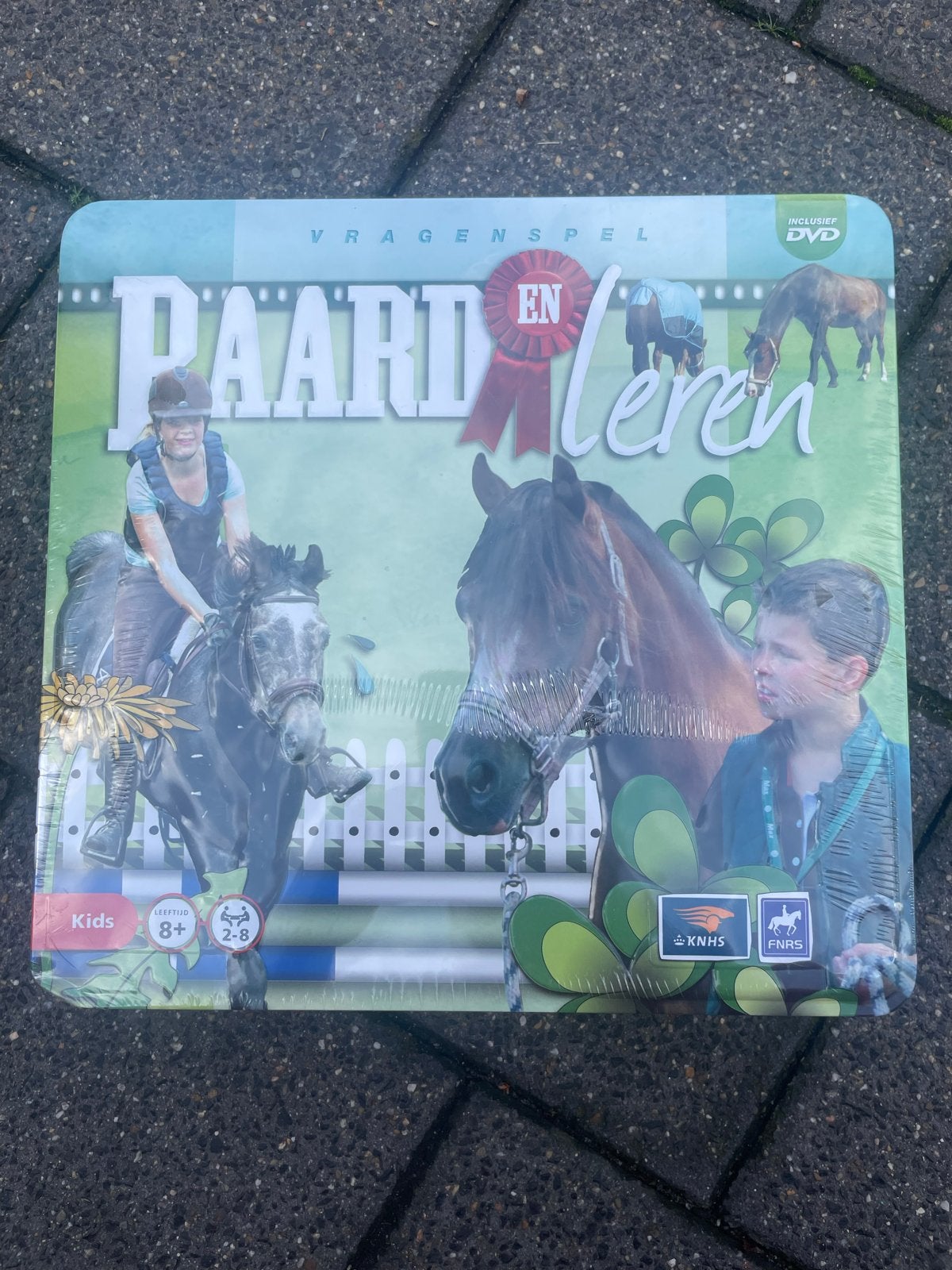 Paard en Leren Vragenspel - Inclusief DVD, Hobby en Vrije tijd, Drie of vier spelers, Ophalen of Verzenden, Nieuw