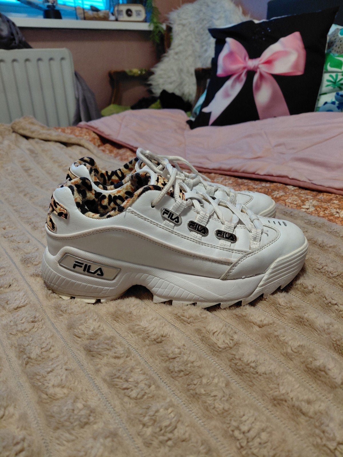 Fila Hometown/Disruptor print (37), Ophalen, Wit, Sneakers of Gympen, Fila