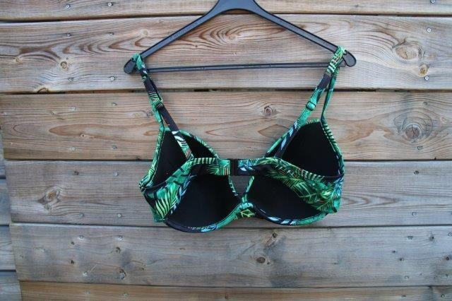 Bikini zwart/ groen mt XL 85E Vaste prijs AANBIEDING, Kleding | Dames, Badmode en Zwemkleding, Zwart, Ophalen of Verzenden, Zo goed als nieuw