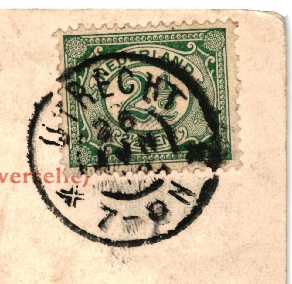 948303 Utrecht Biltstraat Maliebaan 1902 Gelopen met zegel, Ophalen of Verzenden, Voor 1920, Gelopen, Utrecht