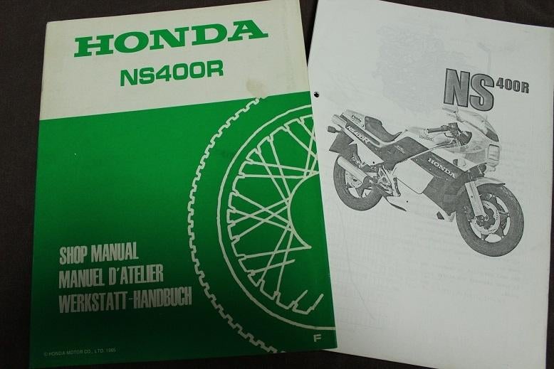 Honda NS400R 1985 motorcycle shop manual handbuch BS400 R, Ophalen of Verzenden, Honda