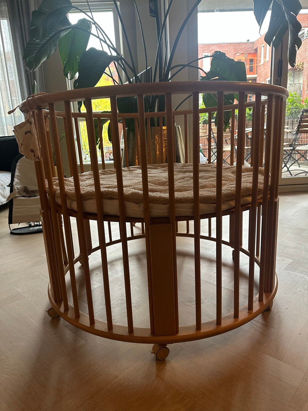 Bopita Ronde Baby Box met Matras en Boxkleed, Kinderen en Baby's, Ophalen, Gebruikt, Overige typen