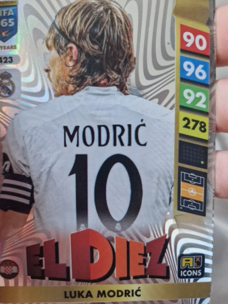 Panini FIFA 365 Adrenalyn XL Icons Modric Iniesta Lautaro, Ophalen of Verzenden, Nieuw, Losse kaart, Foil