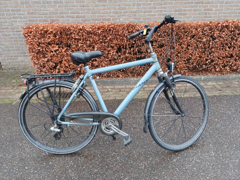 herenfiets giant ambition 21 versnelling, Ophalen, Gebruikt, Velgrem, Versnellingen