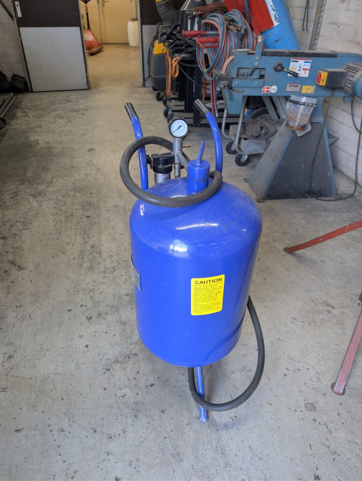 zandstraal ketel 63L, Ophalen, Gebruikt