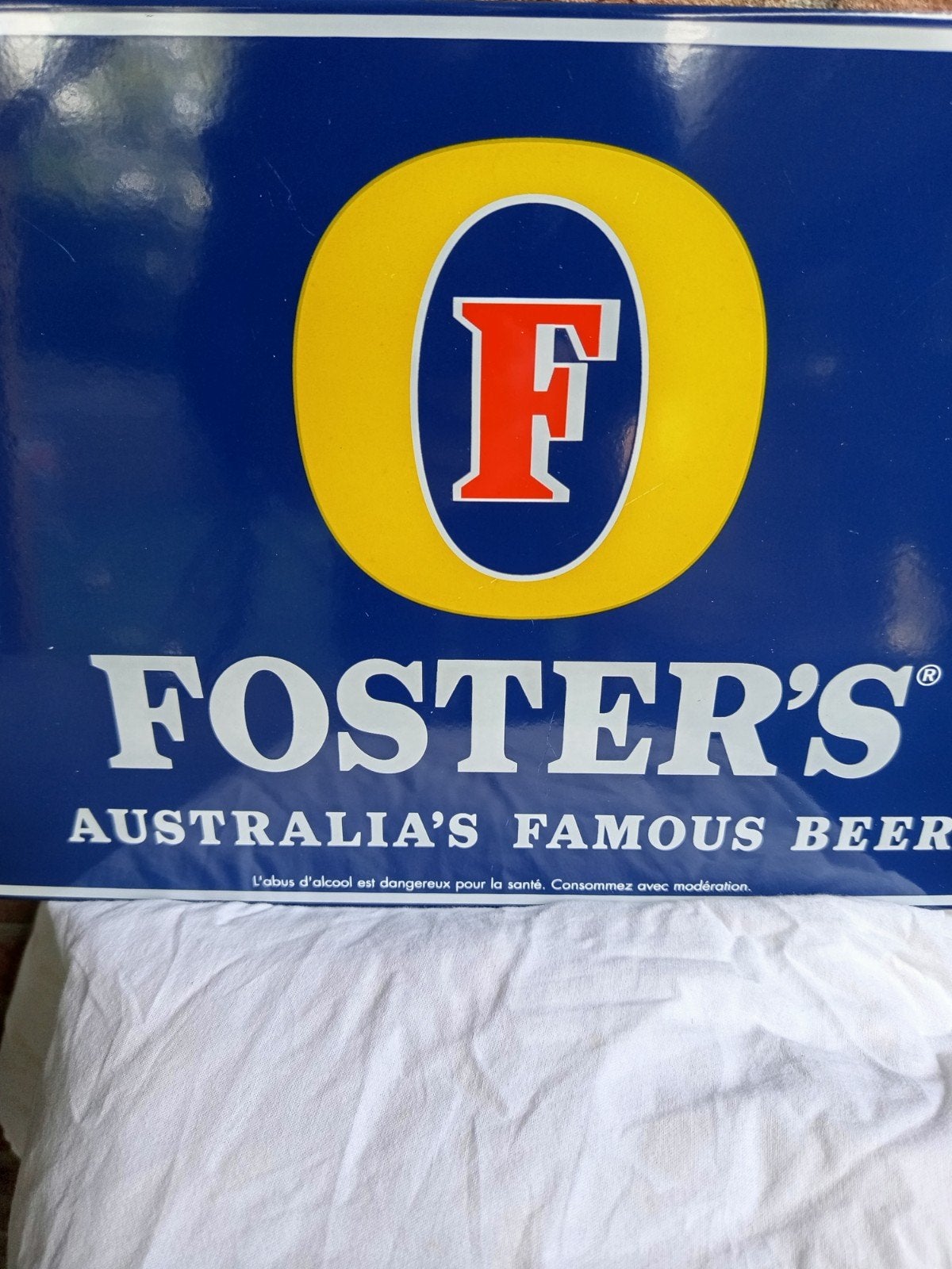 foster's bier Emaillebord, Verzamelen, Ophalen of Verzenden, Overige merken