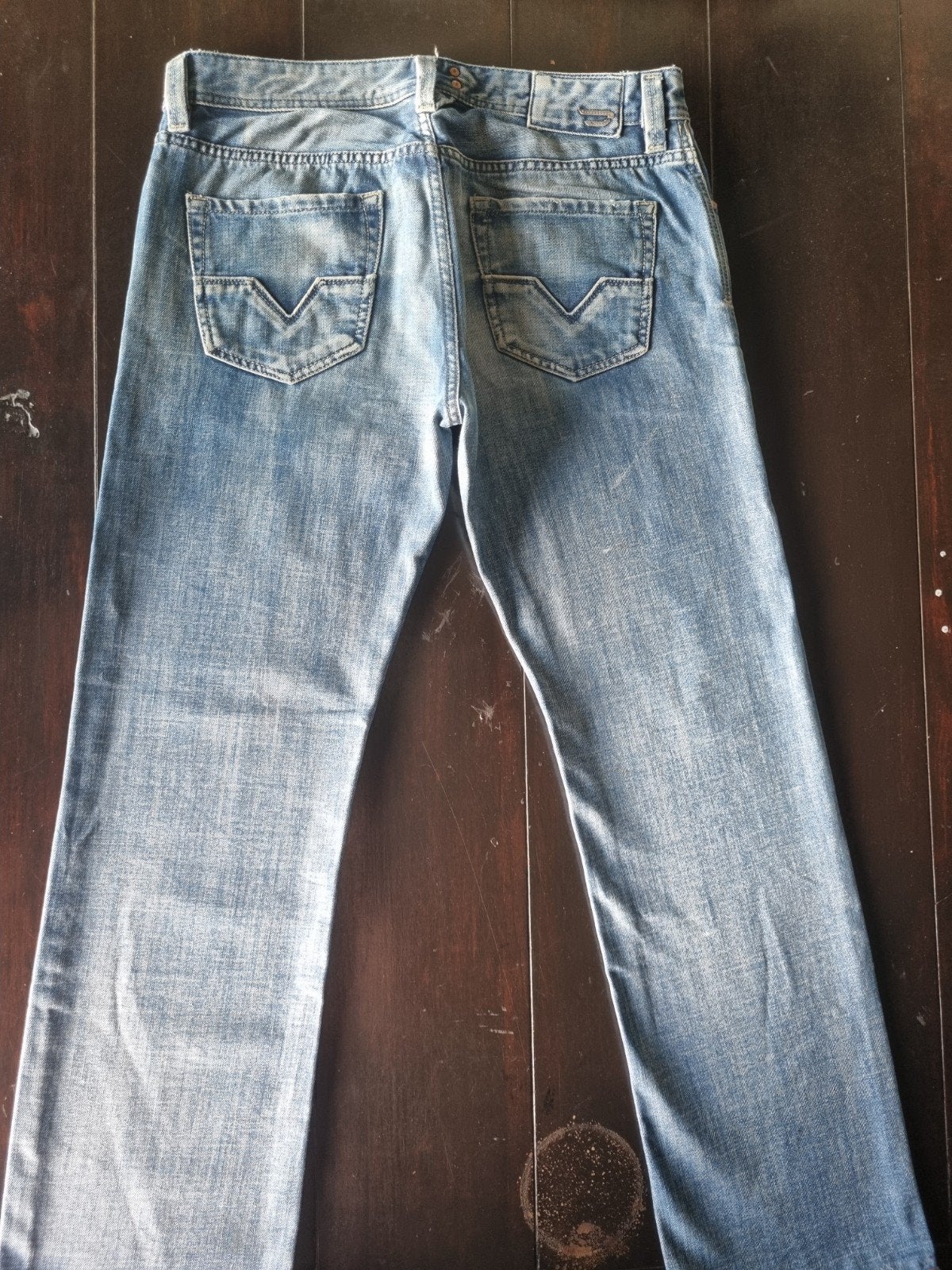 CLASSIC DIESEL LARKEE REGULAR STRAIGHT JEANS SIZE 33, Kleding | Heren, Diesel, Blauw, Ophalen of Verzenden, Zo goed als nieuw
