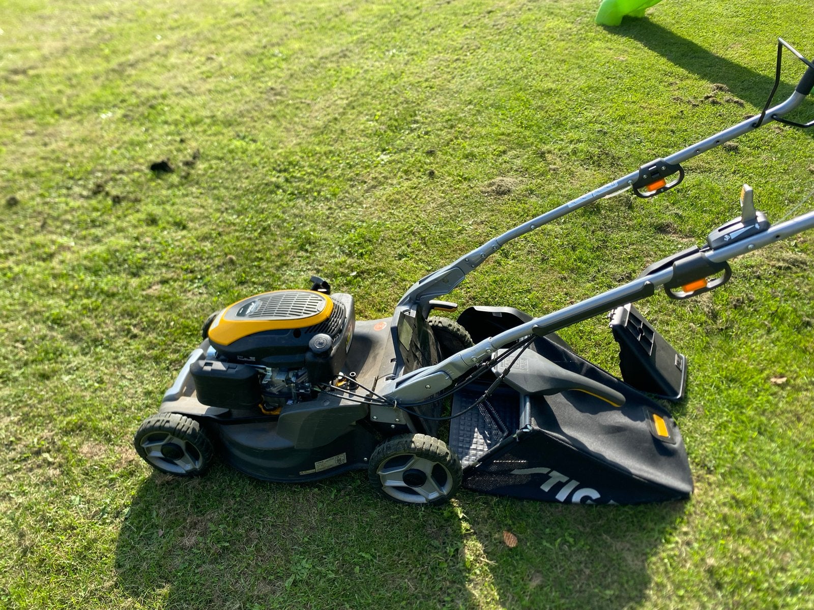 Stiga Twinclip 950V +50cm, Ophalen, Cirkelmaaier, Gebruikt, Mulchfunctie