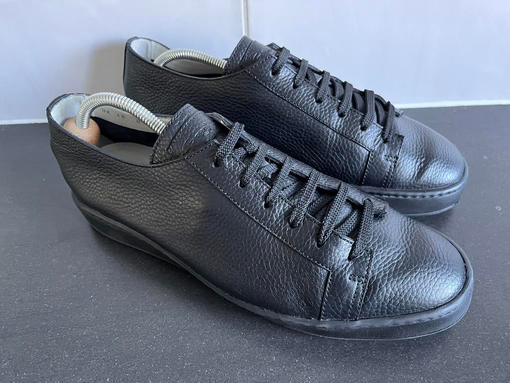 Santoni sneakers maat UK10 EU44, Kleding | Heren, Schoenen, Santoni, Santoni, Zwart, Ophalen of Verzenden