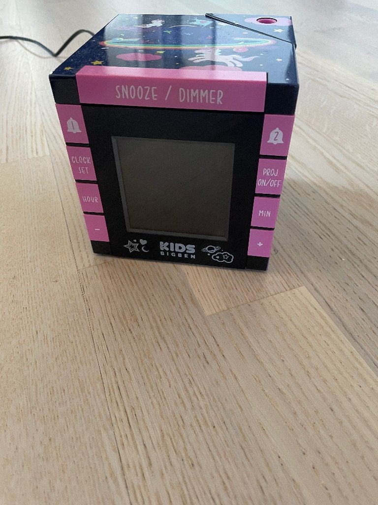 Unicorn wekker bigben, Ophalen of Verzenden, Zo goed als nieuw, Digitaal