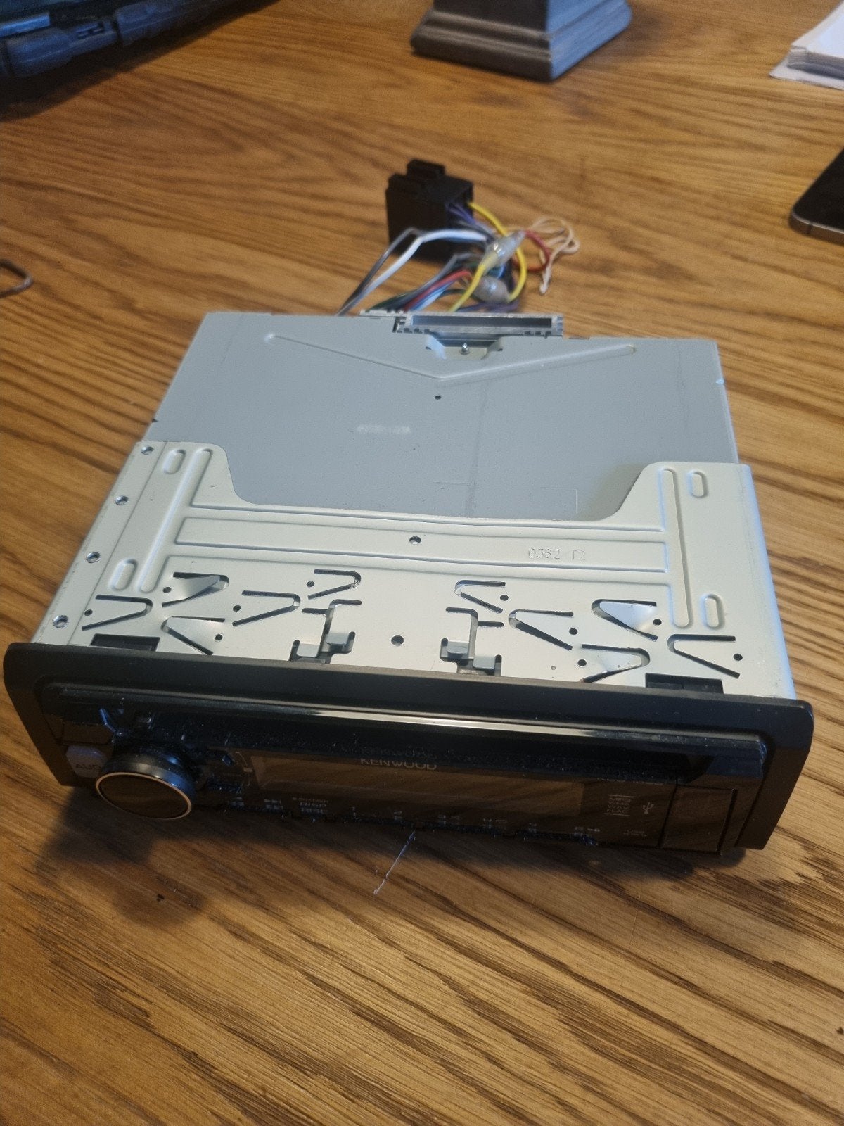Kenwood autoradio met bedrading, Verzenden, Gebruikt