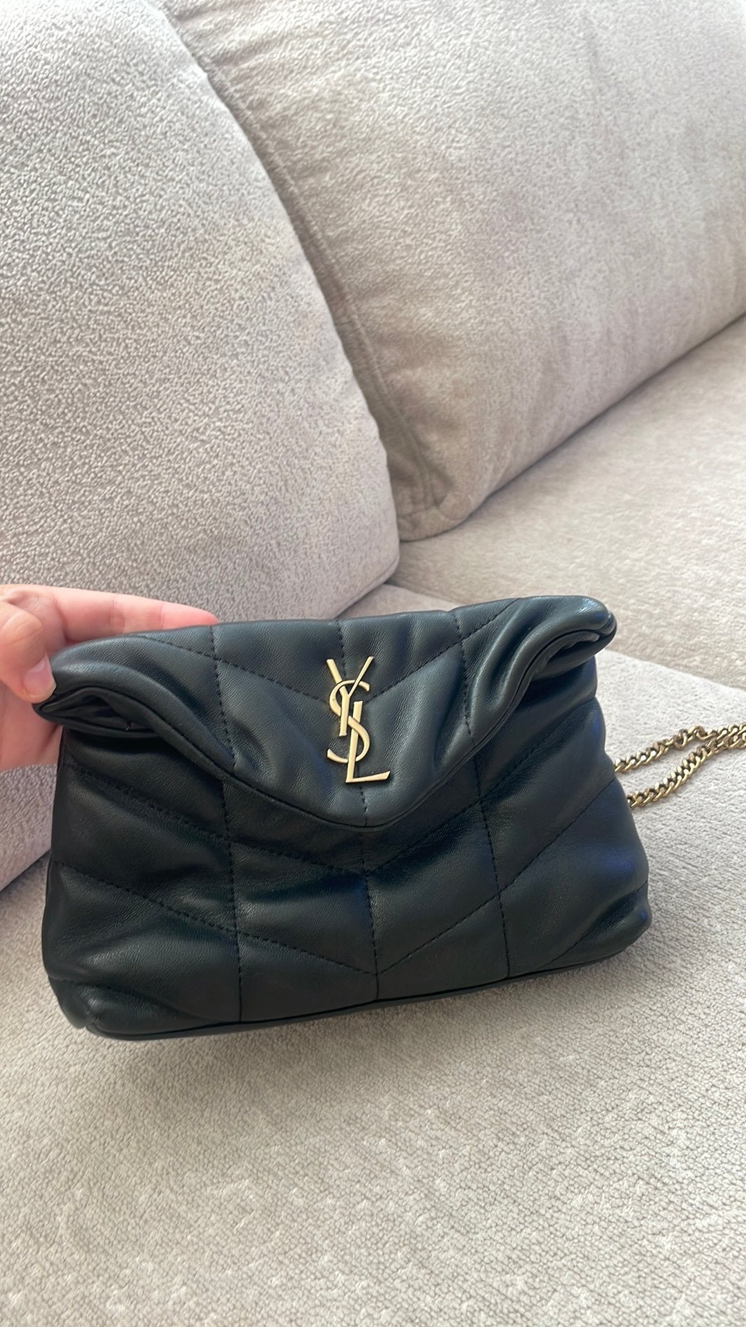 Ysl tas, Ophalen, Zo goed als nieuw, Zwart, Handtas