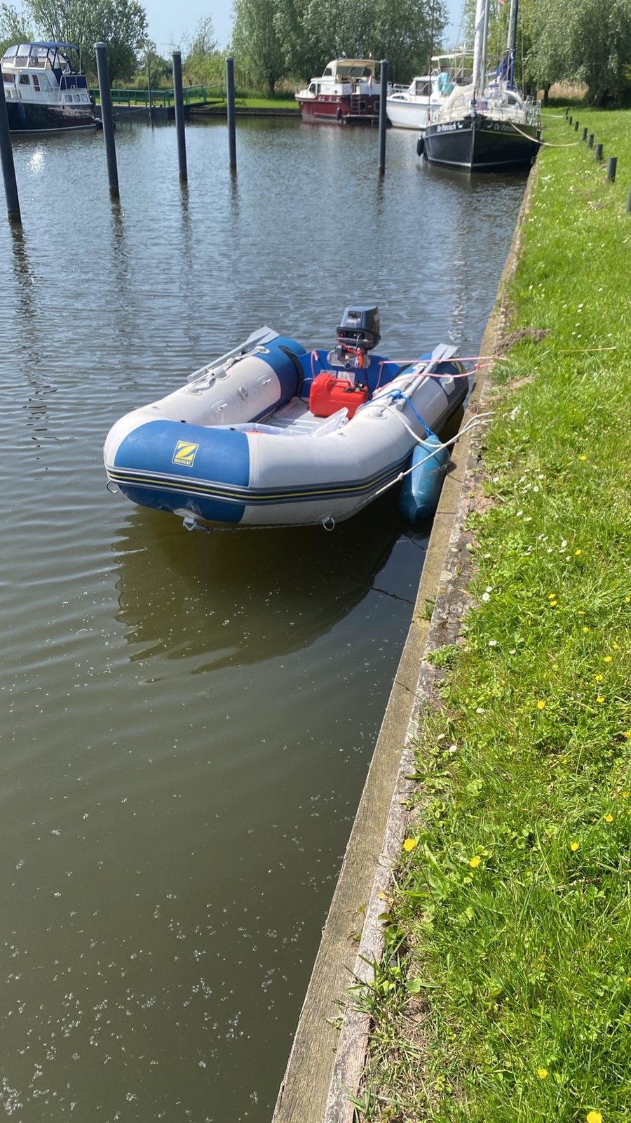 Zodiac 310c solid, Ophalen, Zo goed als nieuw, Overige typen, Motorboot