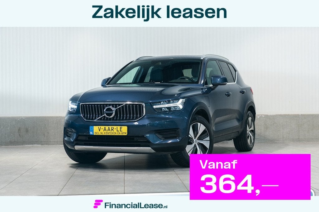 Volvo XC40 T4 Aut. Plug-in Hybrid Inscription Panoramadak St, Stof, Blauw, Plug-in hybride, Bedrijf