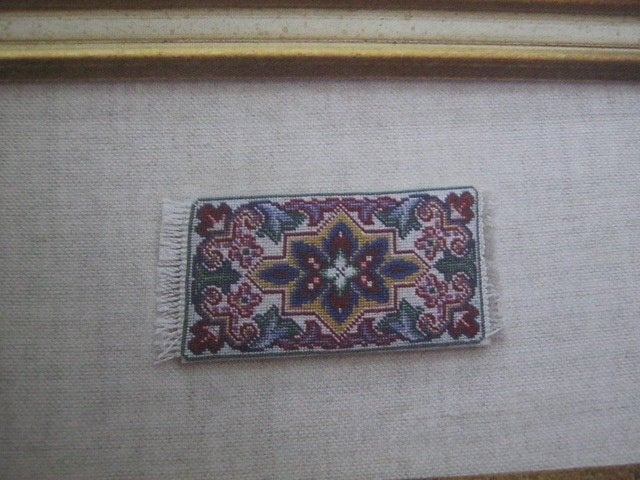 Borduurpatroon  Poppenhuis Vloerkleedje  nr 7508, Verzenden, Nieuw, Handborduren, Patroon