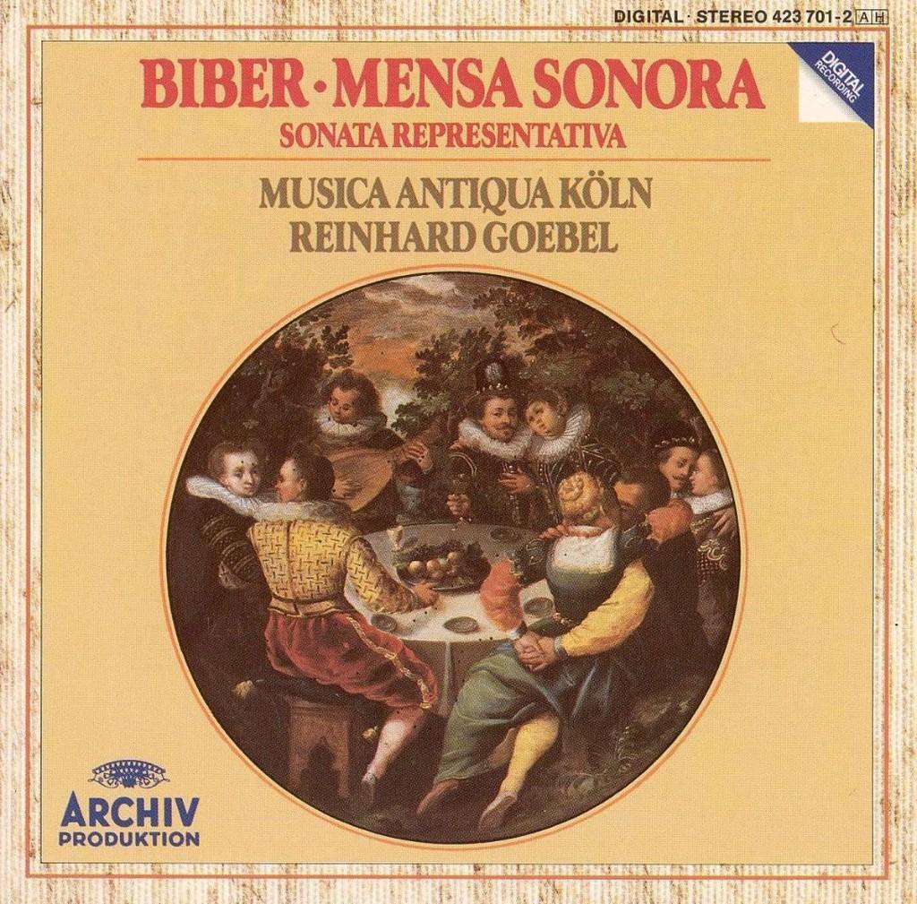 Biber: Mensa Sonora / Musica Antiqua Köln  - Goebel (1988), Verzenden, Barok, Zo goed als nieuw, Kamermuziek