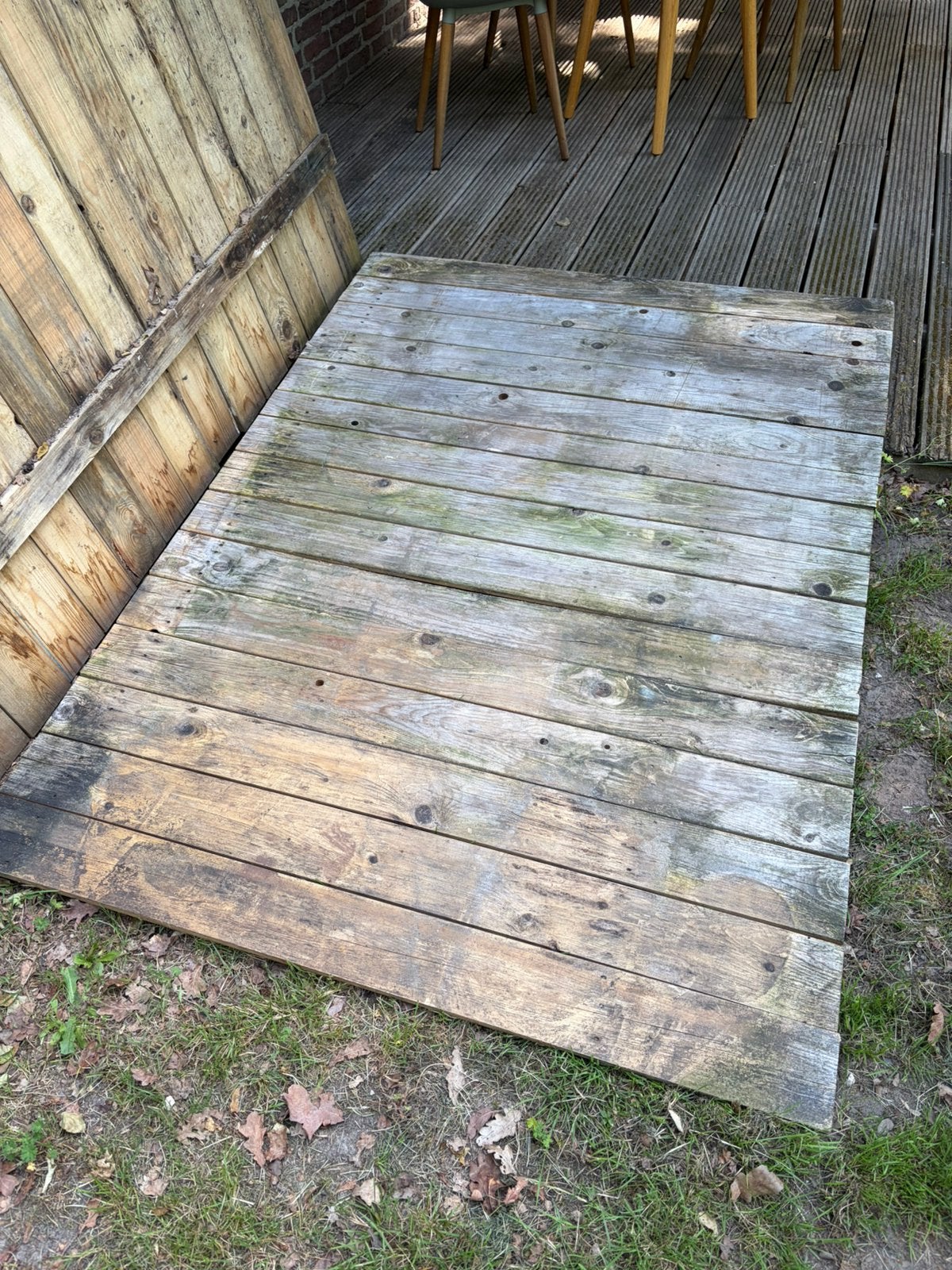Houten vlonders, Ophalen, Zo goed als nieuw, Hout