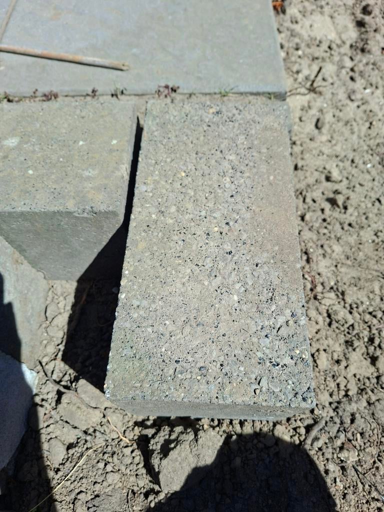 Gratis stapelblokken af te halen, Tuin en Terras, Bielzen en Borders, Ophalen, Gebruikt, Blok, Minder dan 25 cm