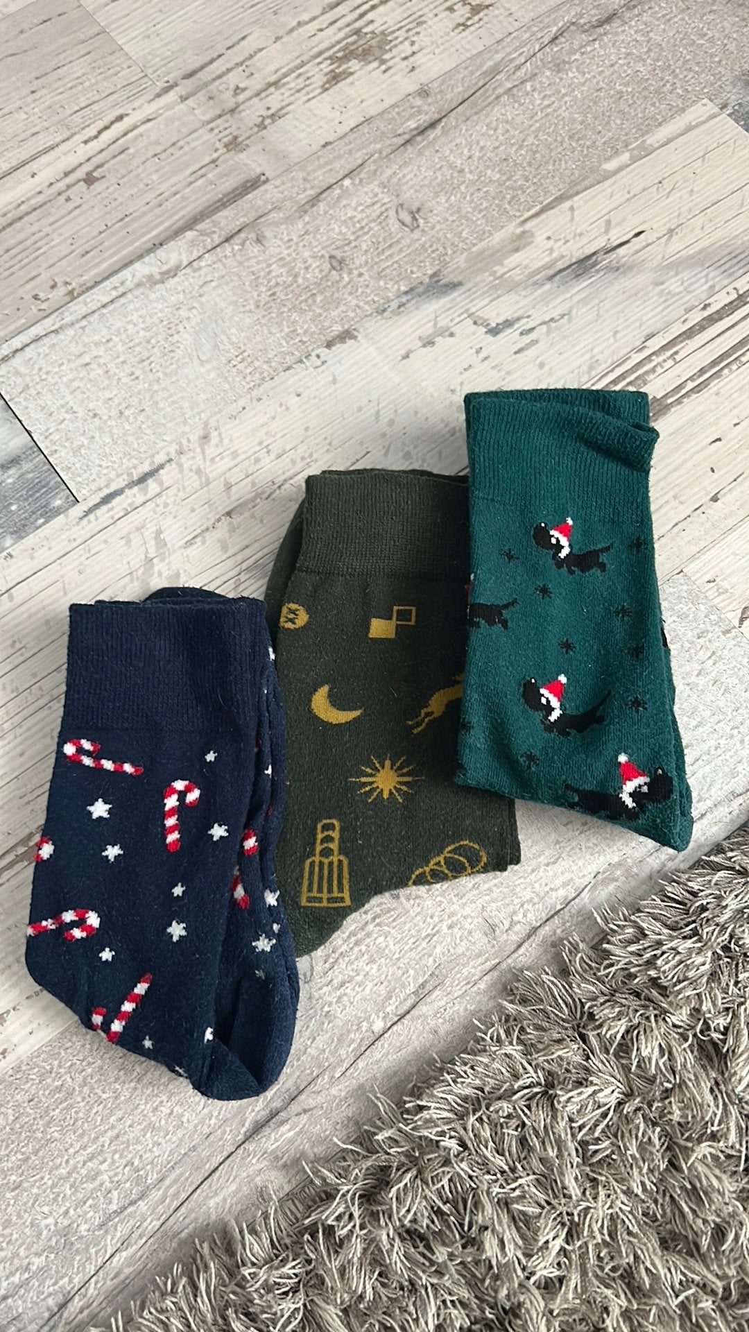 Kerst sokken, Ophalen, Jongen of Meisje, Zo goed als nieuw, 104 of kleiner