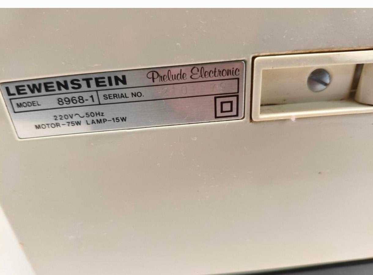 Lewenstein Prelude 8968-1 Naaimachine (Vintage), Ophalen of Verzenden