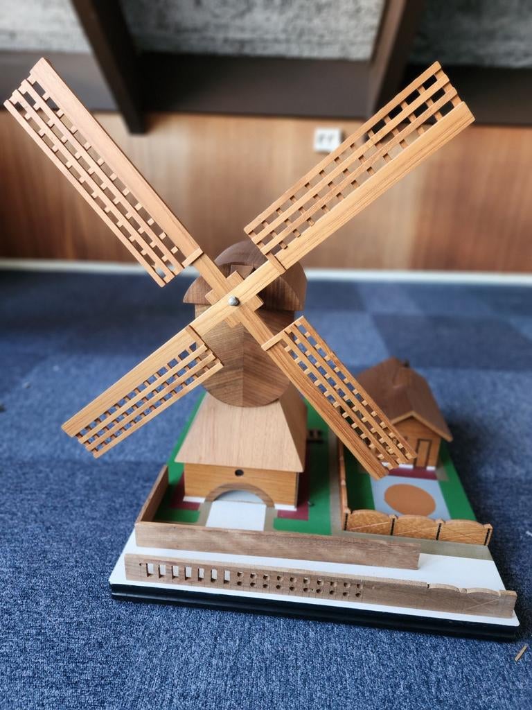Houten decoratie molen, handgemaakt, Hobby en Vrije tijd, Modelbouw | Overige, Ophalen, Nieuw