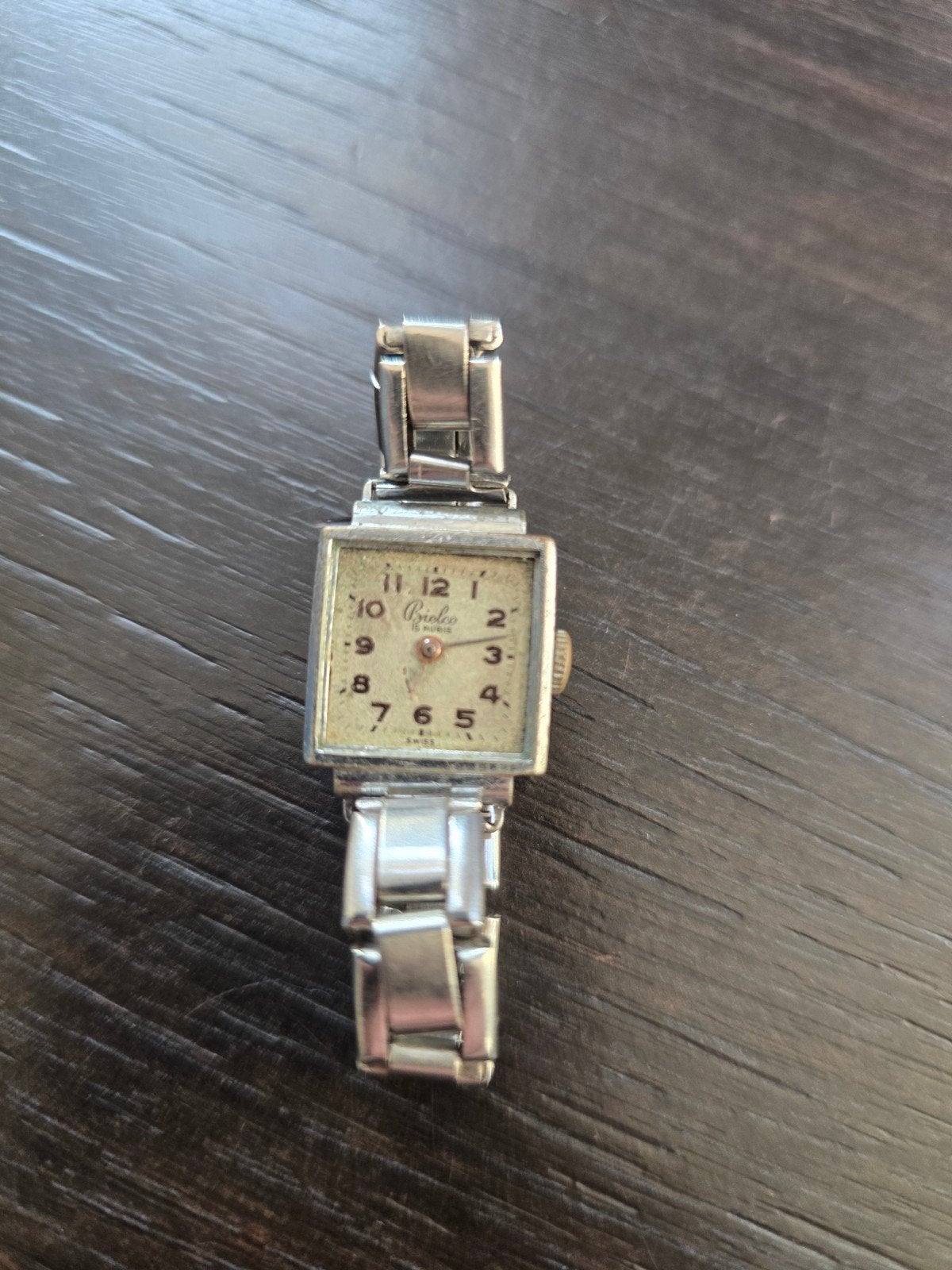 Bielco Zwitsers horloge, zonder glas, Sieraden, Tassen en Uiterlijk, Horloges | Antiek, Overige merken, Overige materialen, Met bandje